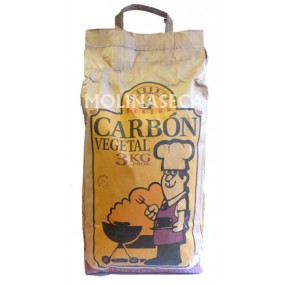 Carbon especial para barbacoa peso aproximado saco 3 Kg